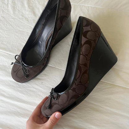 Vintage Monogram Wedges