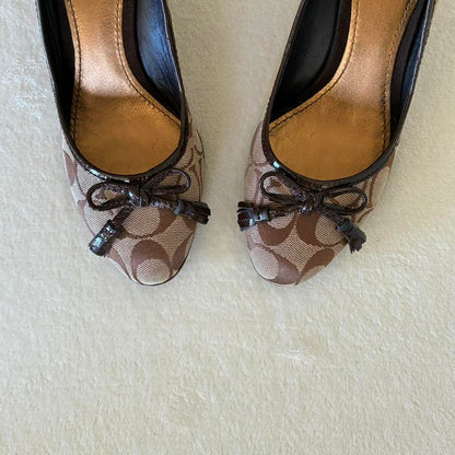 Vintage Brown Wedges